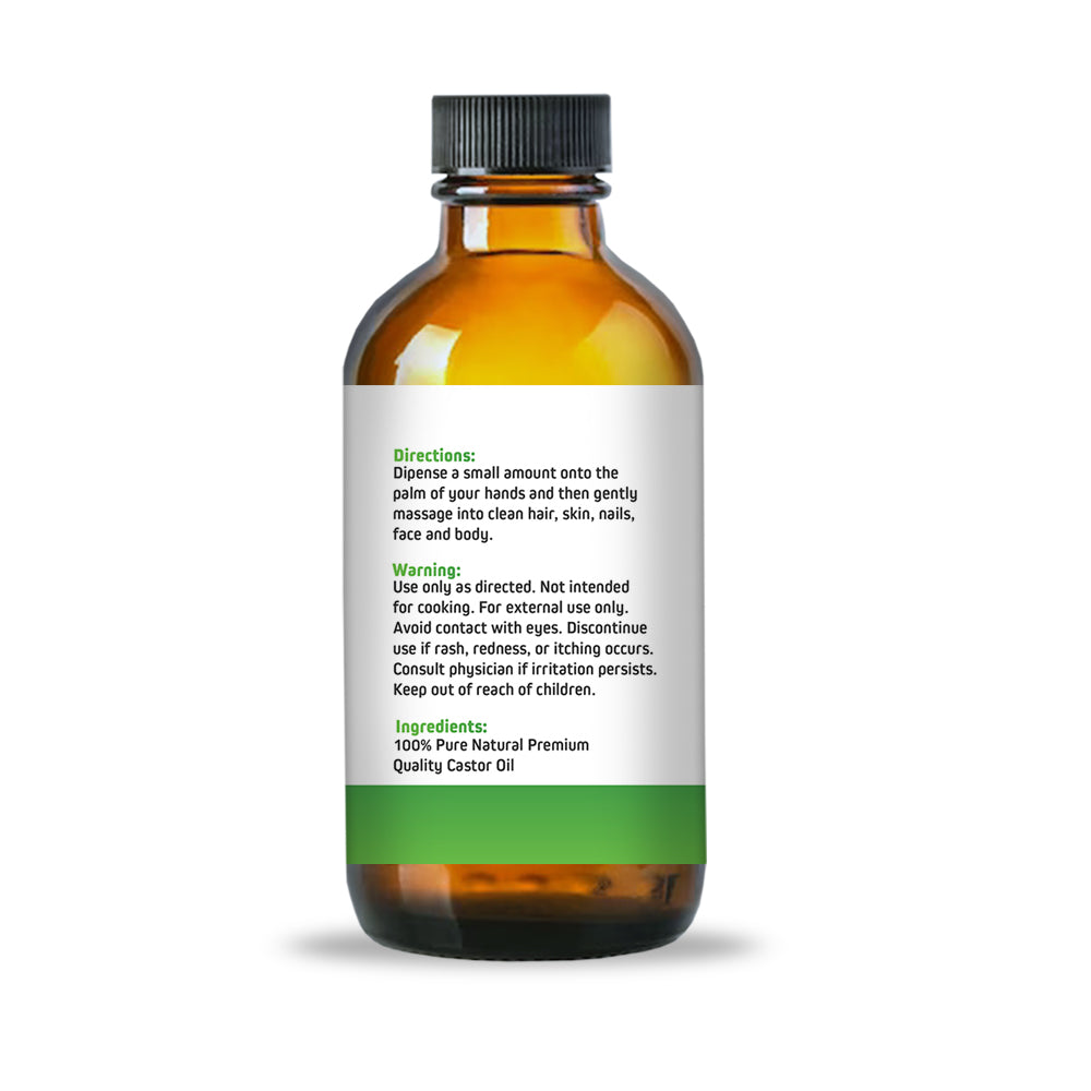 Organic Castor Oil 8oz 240ml
