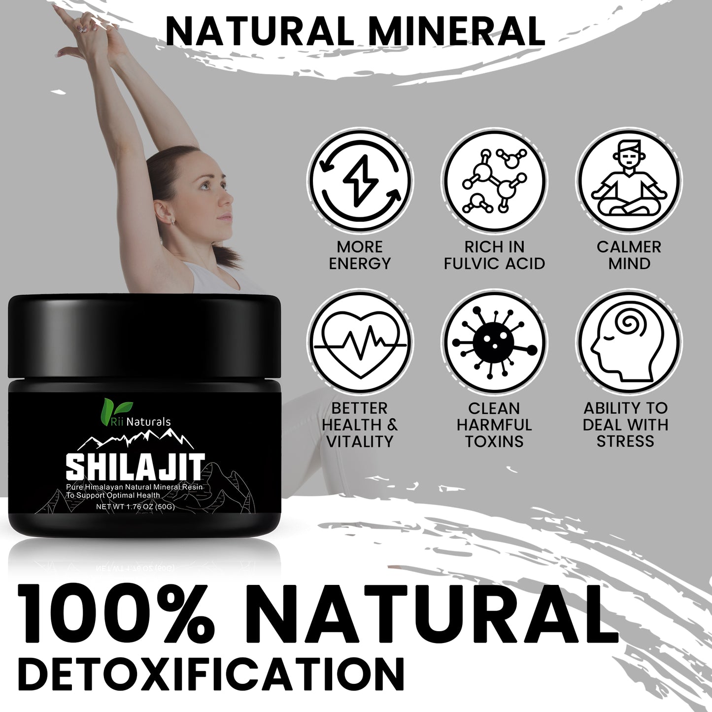 Pure Himalayan Shilajit Resin, Organic, Extremely Potent, Natural, Fulvic Acid
