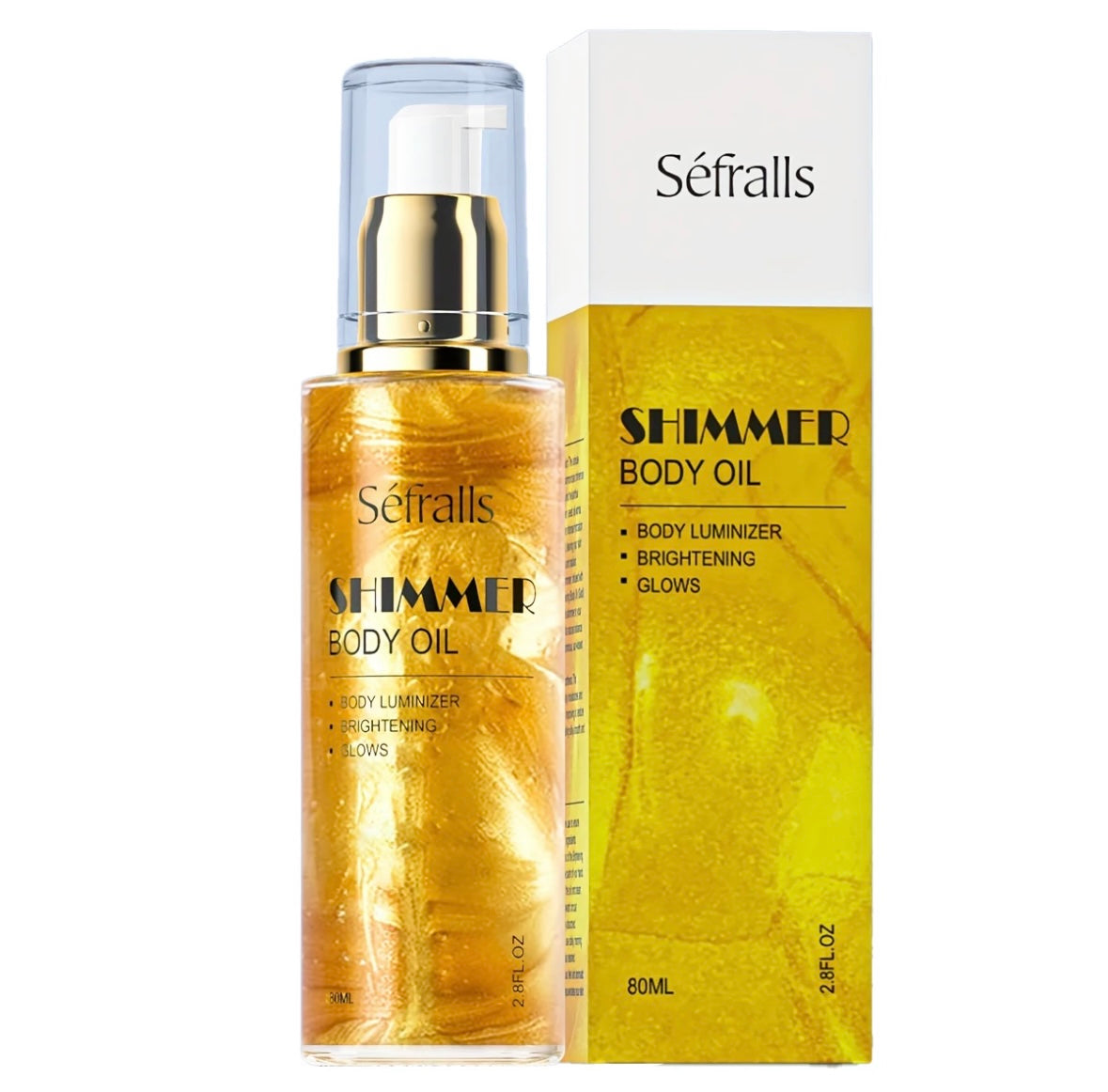 Séfralls Body Shimmer Oil (GOLD)