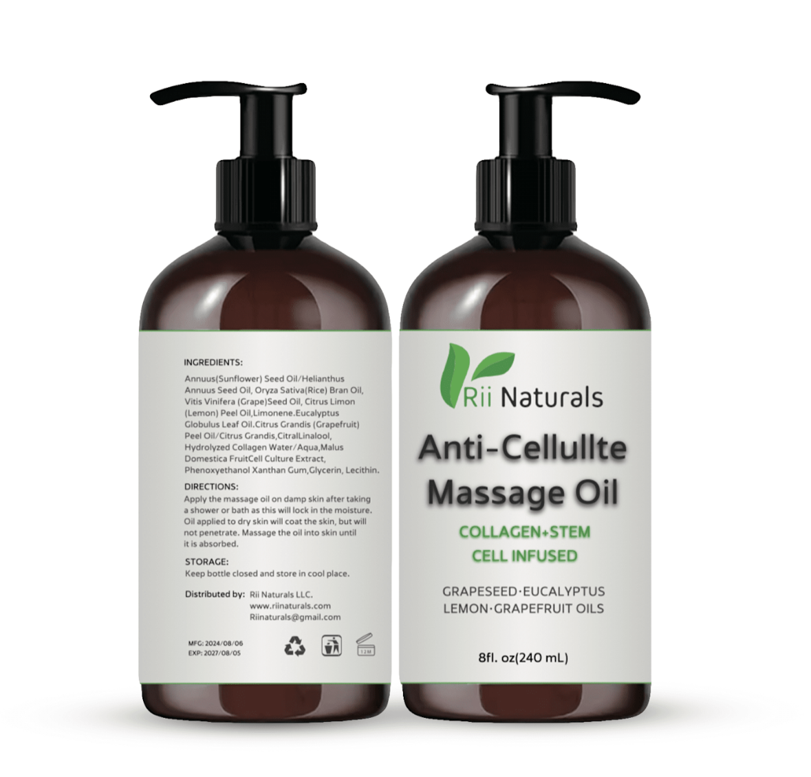 Anti Cellulite Massage Oil