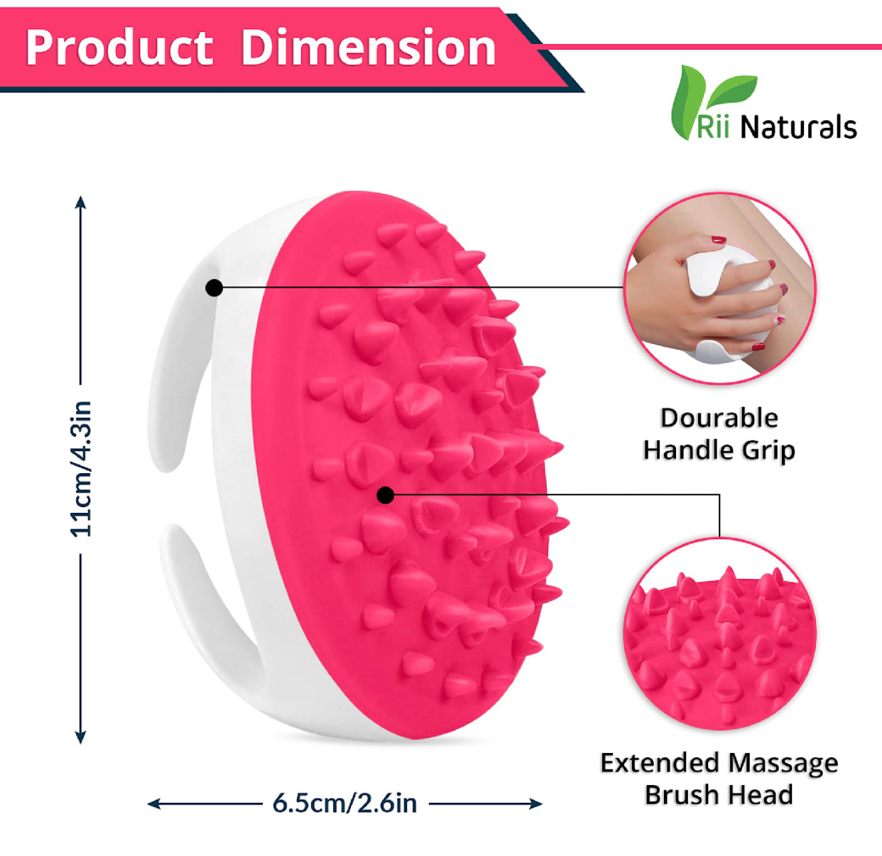 Anti Cellulite Body Scrubber(PINK)