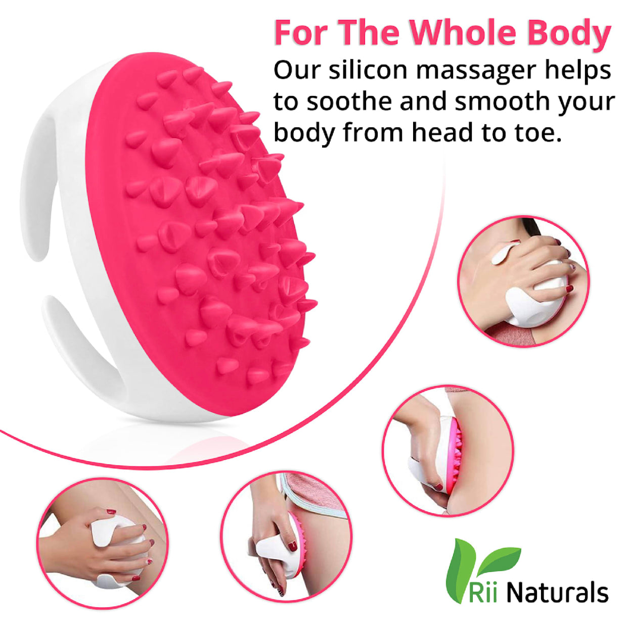 Anti Cellulite Body Scrubber(PINK)