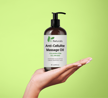 Cellulite Massage Oil + Pink Massage Roller | Rii Naturals