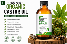 Organic Castor Oil 8 oz – Hexane Free Oil for Hair, Skin & Body