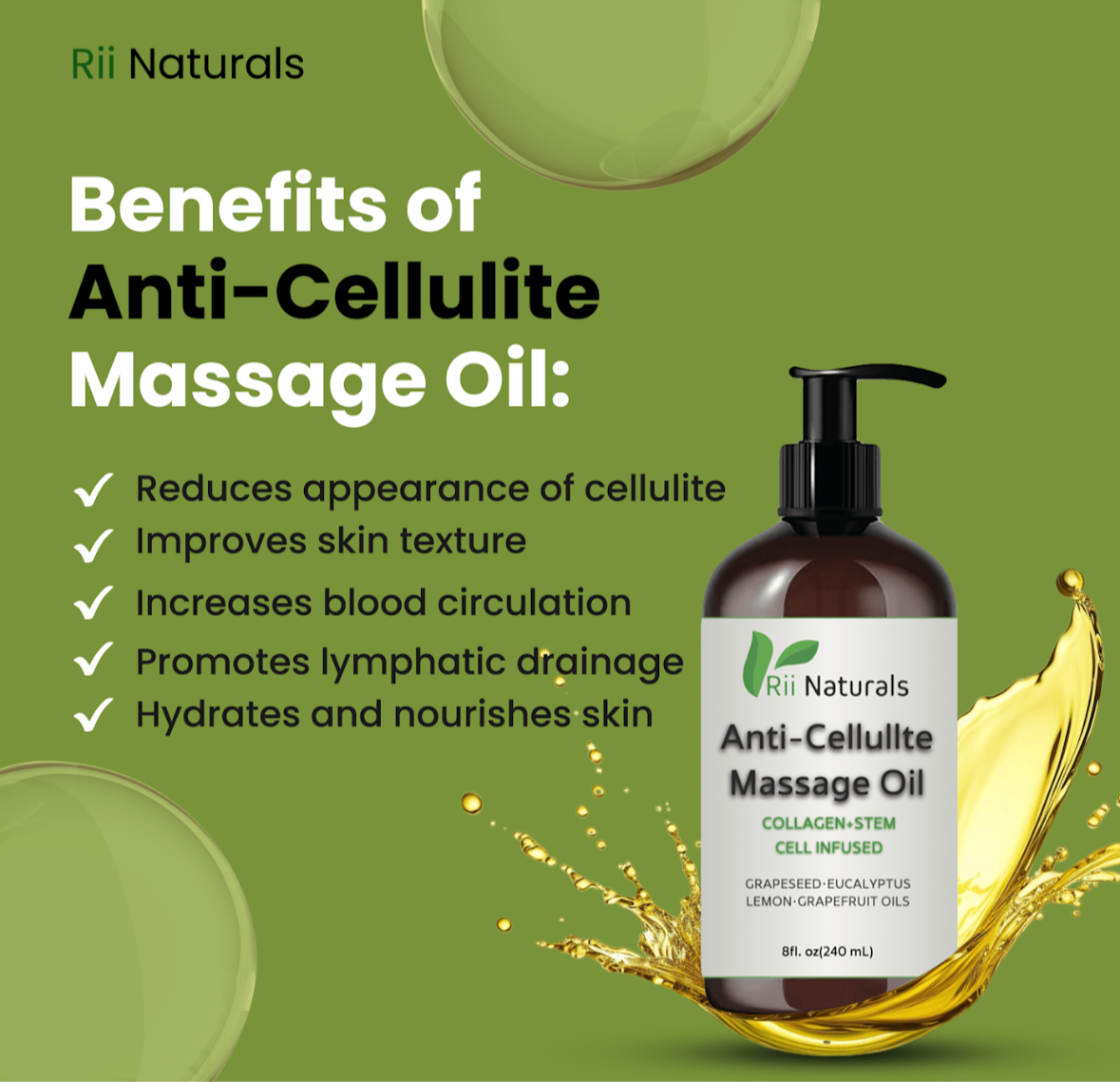 Anti Cellulite Massage Oil