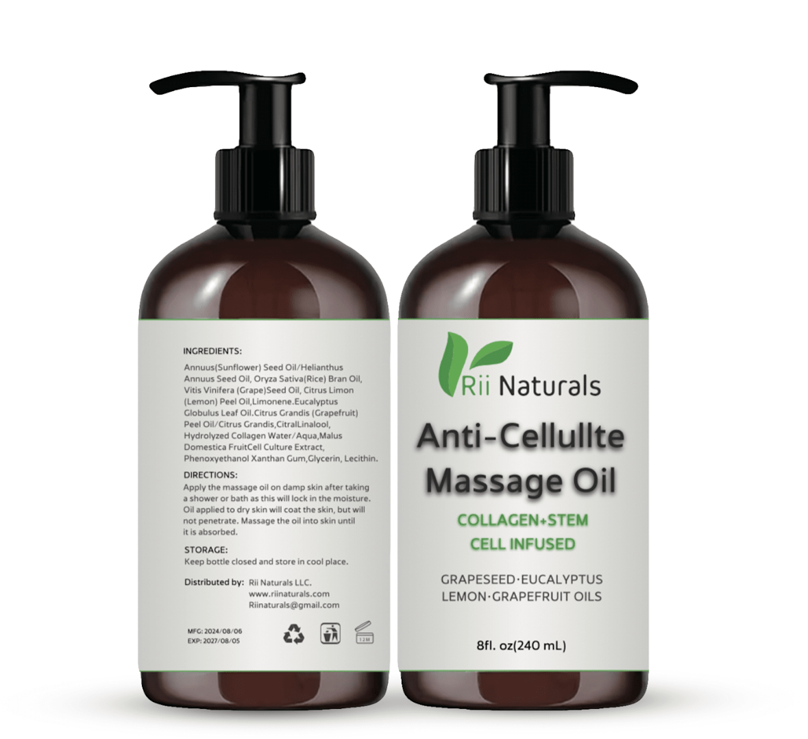 Anti Cellulite Massage Oil