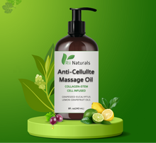 Cellulite Massage Oil + Pink Massage Roller | Rii Naturals