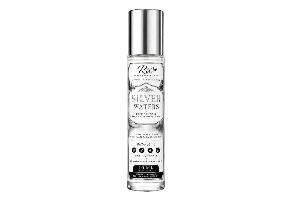 Silver Waters Perfume Oil | Fresh Unisex Roll-On Fragrance | Rii Naturals