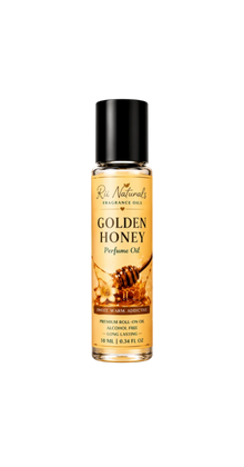 Golden Honey Perfume Oil | Sweet Honey Roll-On Fragrance | Rii Naturals