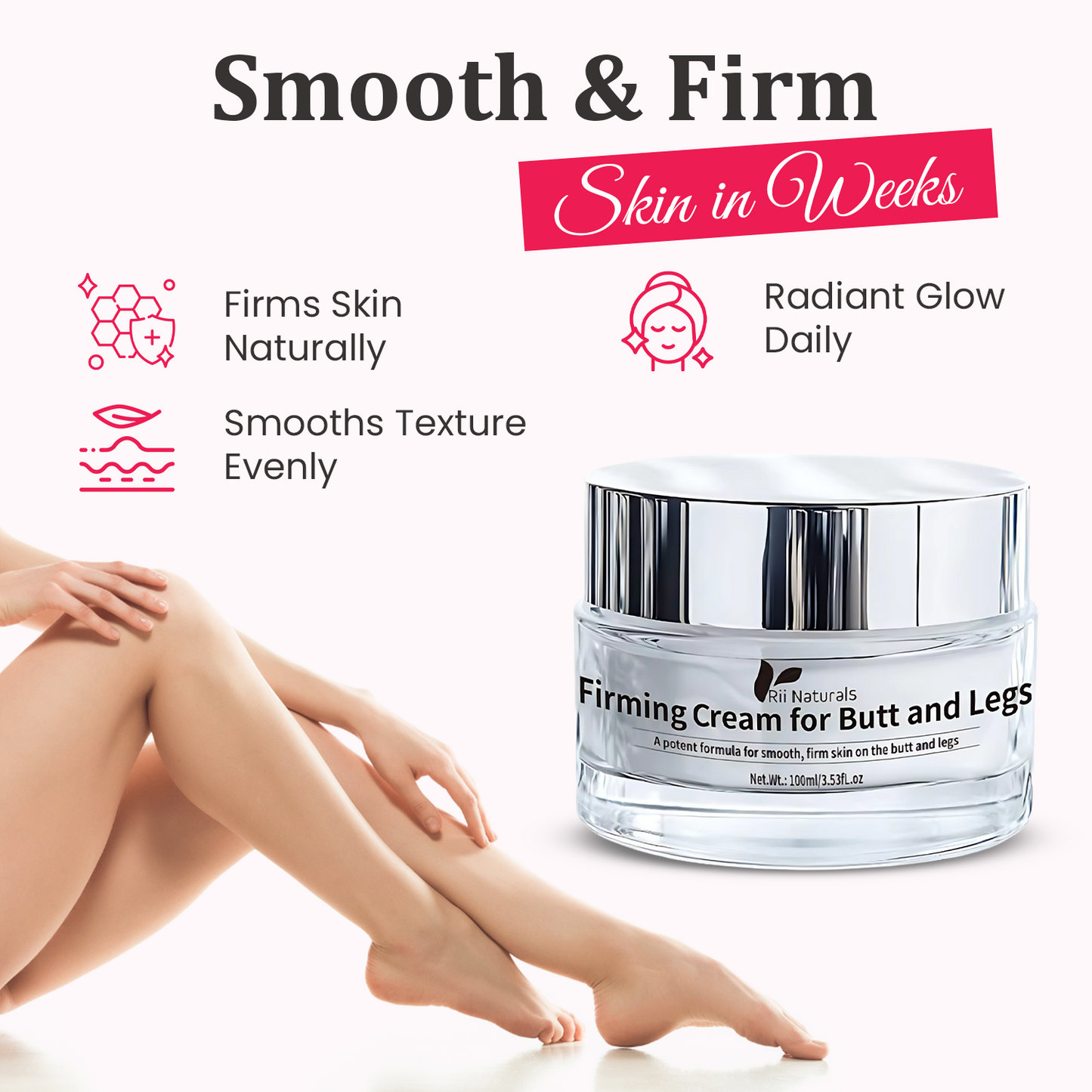 Anti Cellulite Extra Firming Tightening Body Cream For Butt & Legs Skin Repair