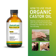 Jamaican Black Castor Oil for Hair, Scalp & Skin – 8 oz