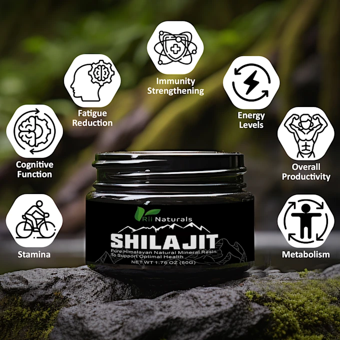 Pure Himalayan Shilajit Resin, Organic, Extremely Potent, Natural, Fulvic Acid