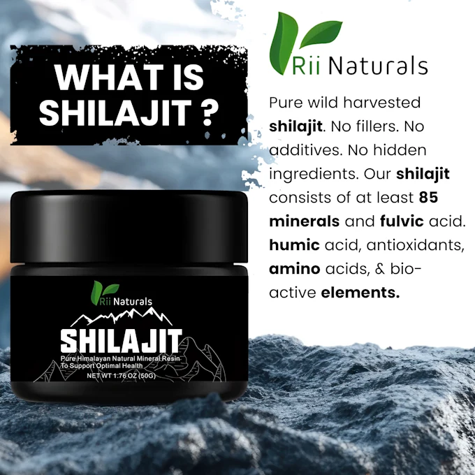 Pure Himalayan Shilajit Resin, Organic, Extremely Potent, Natural, Fulvic Acid