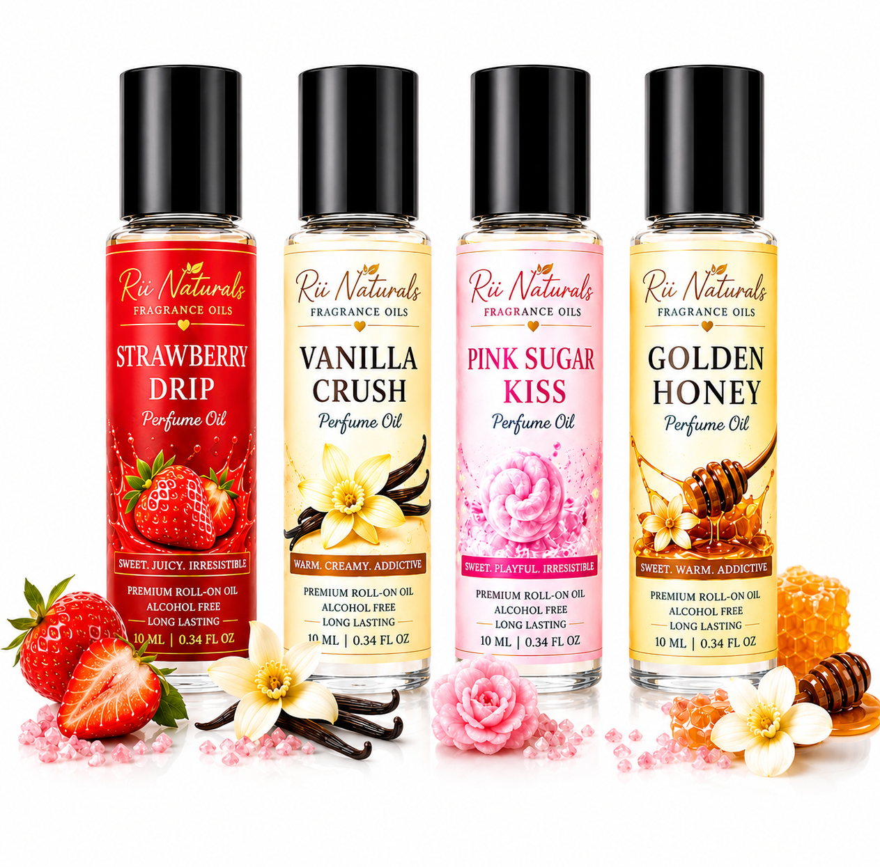 Smell So Good Perfume Fragrance Oils Kit - 4 Pack