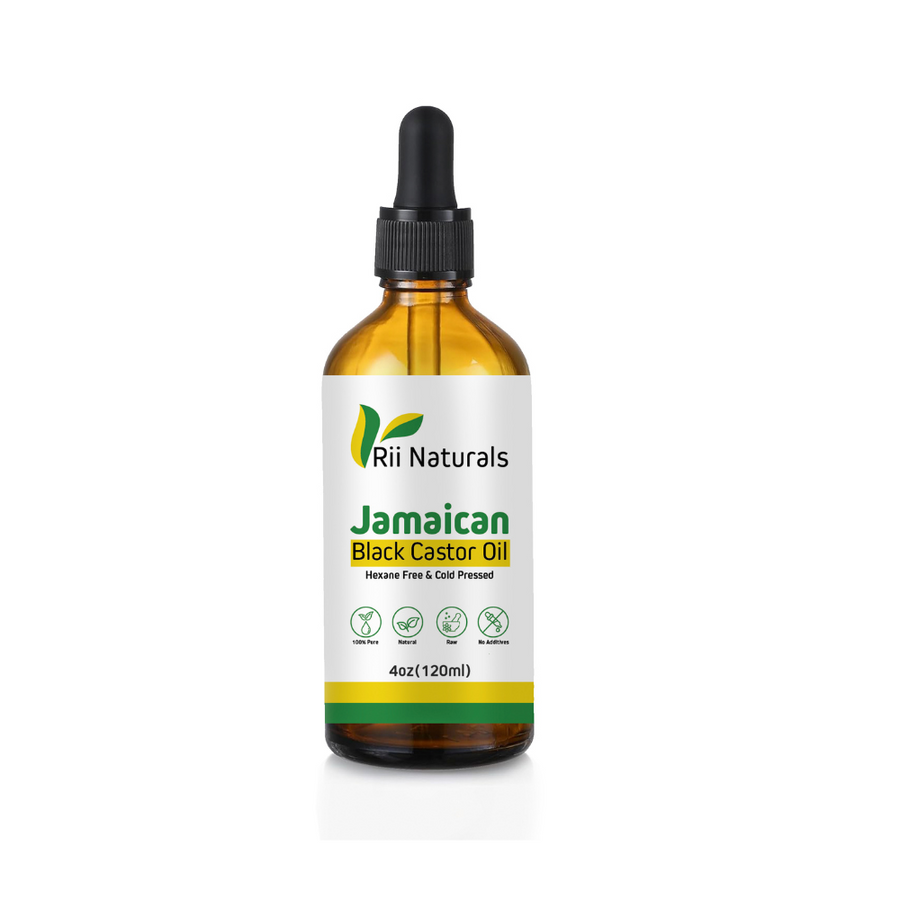 Jamaican Black Castor Oil 4 oz | Hair, Scalp & Skin Oil | Rii Naturals