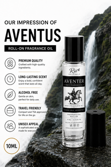 Aventer Cologne Perfume Oil | Men's Long Lasting Roll-On Fragrance | 10ml