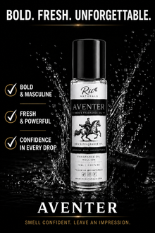 Aventer Cologne Perfume Oil | Men's Long Lasting Roll-On Fragrance | 10ml