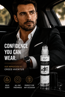 Aventer Cologne Perfume Oil | Men's Long Lasting Roll-On Fragrance | 10ml