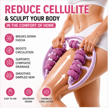 Cellulite Massage Roller & Oil for Silky Radiant Soothing Flawless Smooth Gentle Skin