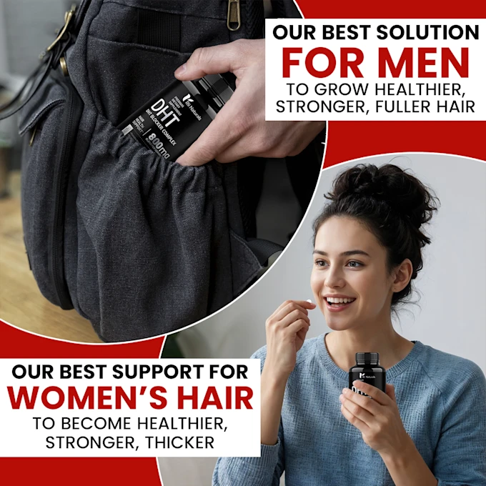 DHT Blocker Hair Fast Growth Pills with Saw Palmetto To Prevent Hair Loss