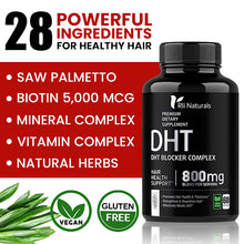 DHT Blocker Hair Fast Growth Pills with Saw Palmetto To Prevent Hair Loss