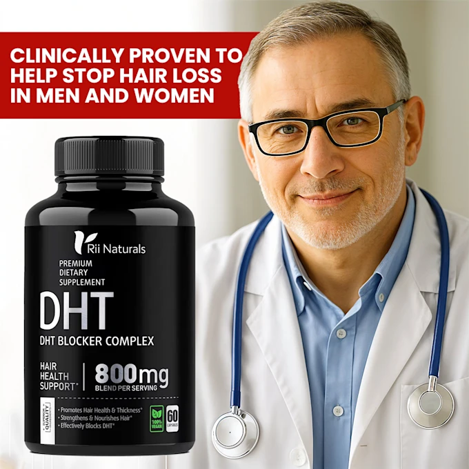 DHT Blocker Hair Fast Growth Pills with Saw Palmetto To Prevent Hair Loss