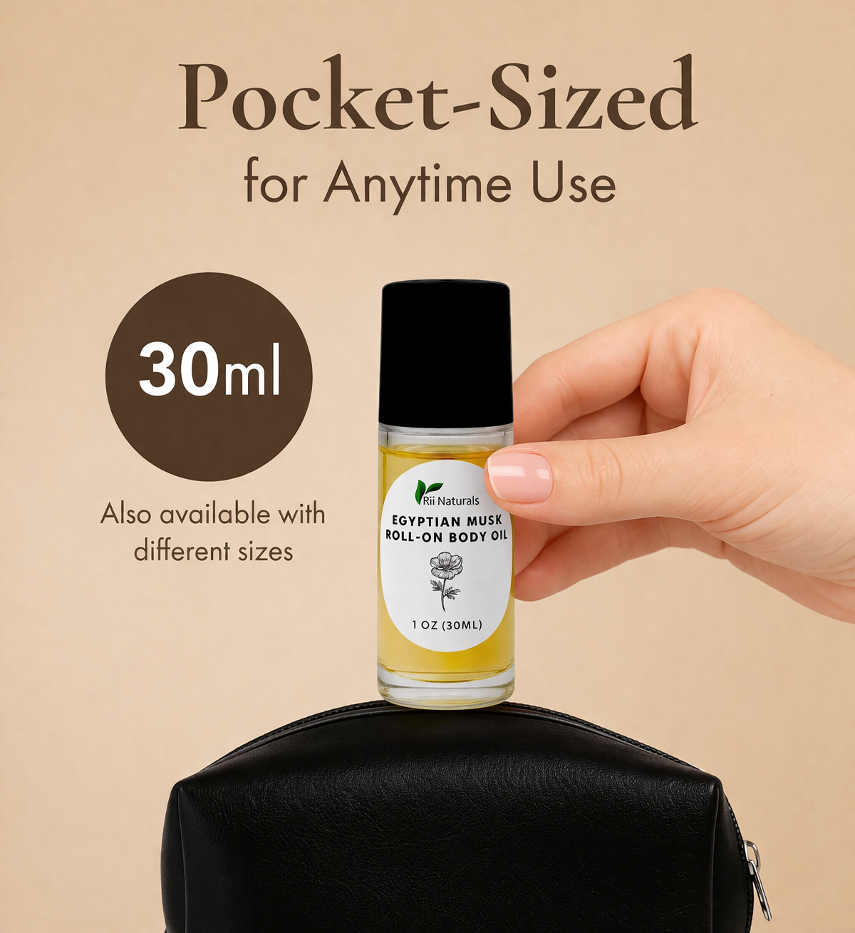 Egyptian Musk Perfume Body Oil Roll-On 1oz(30ml)