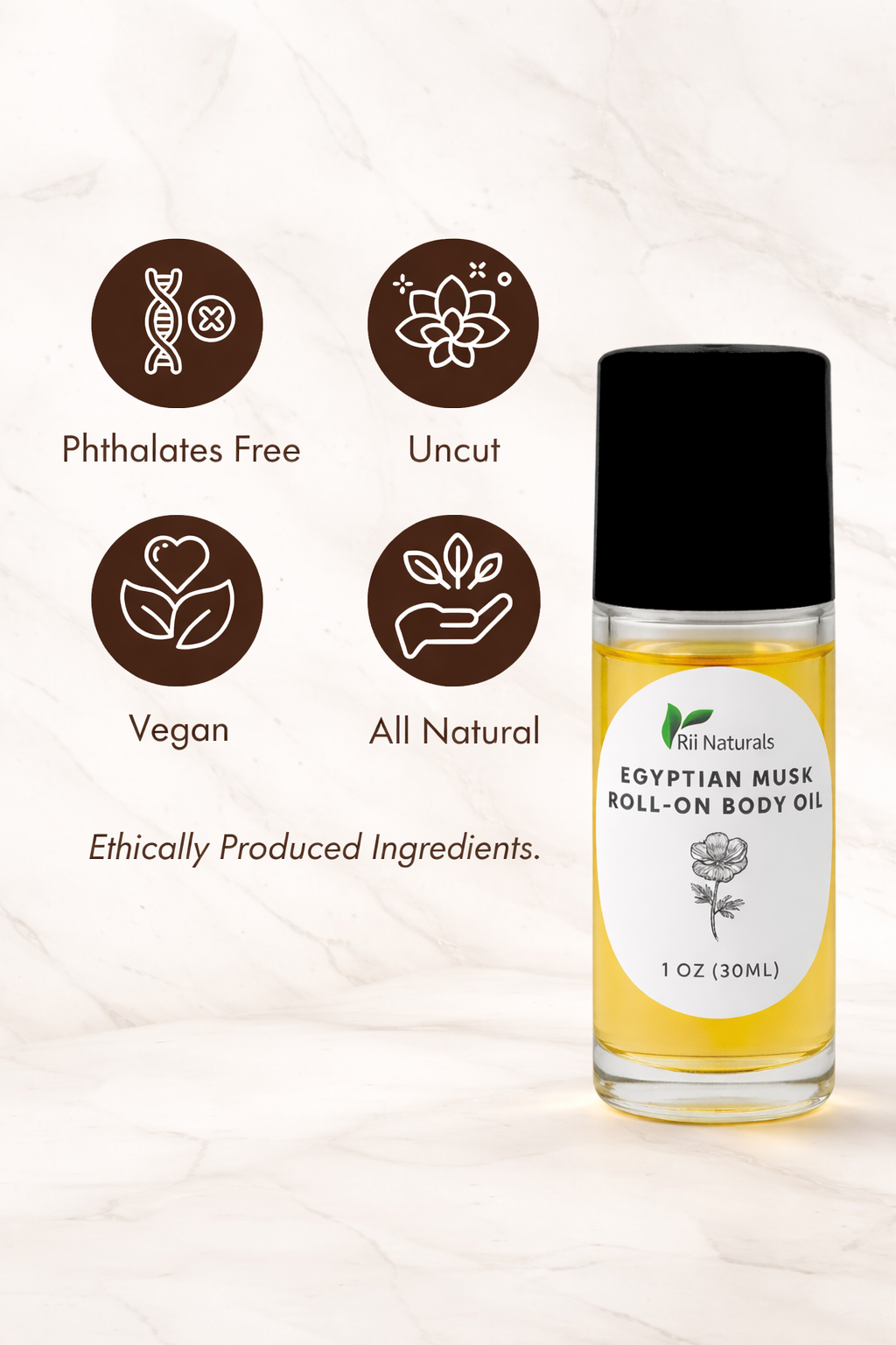 Egyptian Musk Perfume Body Oil Roll-On 1oz(30ml)