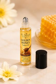 Golden Honey Perfume Oil | Sweet Honey Roll-On Fragrance | Rii Naturals