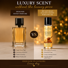 Golden Honey Perfume Oil | Sweet Honey Roll-On Fragrance | Rii Naturals