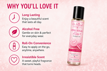 Pink Sugar Kiss Perfume Oil | Sweet Long Lasting Roll-On Fragrance | Rii Naturals