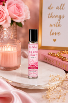 Pink Sugar Kiss Perfume Oil | Sweet Long Lasting Roll-On Fragrance | Rii Naturals