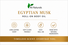 Egyptian Musk Perfume Oil 2-Pack | 10ml Roll-On | Rii Naturals