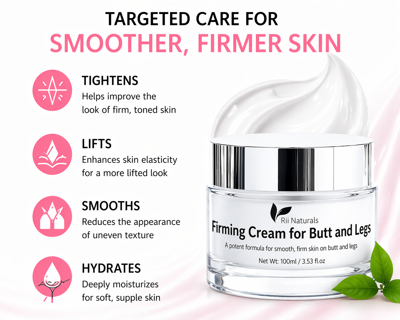 Anti Cellulite Extra Firming Tightening Body Cream For Butt & Legs Skin Repair