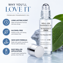 Silver Waters Perfume Oil | Fresh Unisex Roll-On Fragrance | Rii Naturals