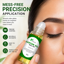 Organic Castor Oil Roll-On for Hair, Brows, Lashes & Skin – 10ml