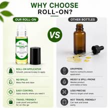 Organic Castor Oil Roll-On for Hair, Brows, Lashes & Skin – 10ml
