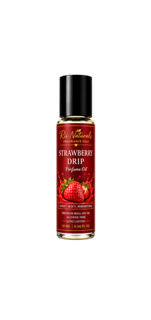 Strawberry Perfume Oil – Roll-On Sweet Fruity Fragrance | Strawberry Drip