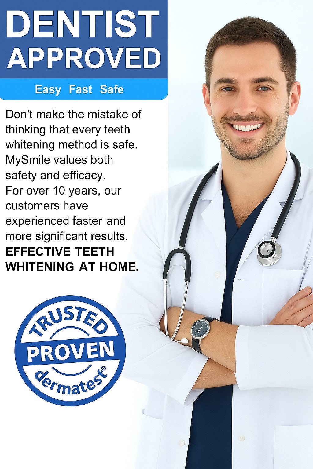Teeth Whitening Gel Kit 5X Strong Tooth Bleaching Kit with LED Light Tray